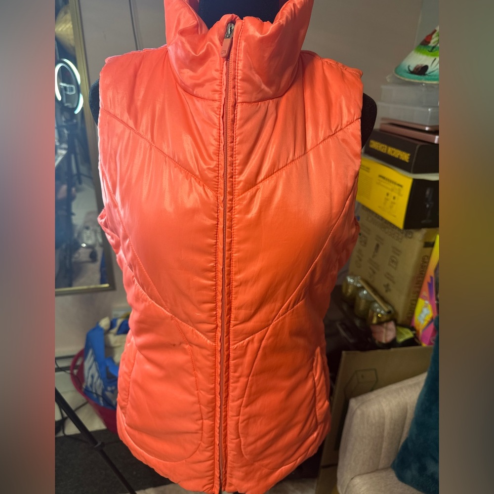 GAP Pink Quilted Puffer Vest